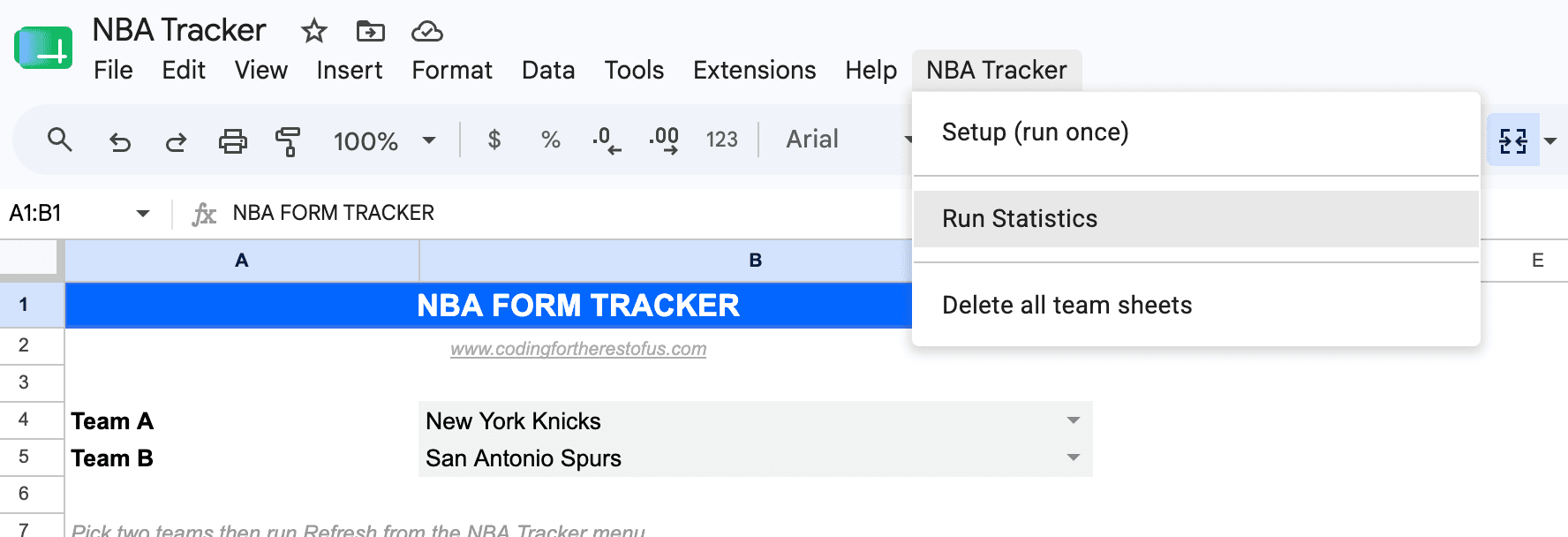 Run Statistics